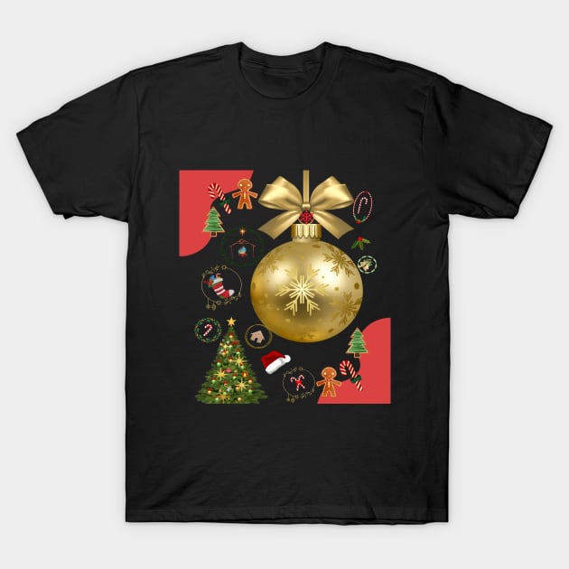 Christmas Time Decorations T-Shirt by The Global Worker